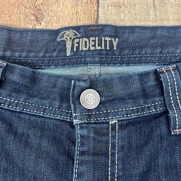 Fidelity Slim Jim Sabbath Rinse Denim Jeans - Picture 2 of 14